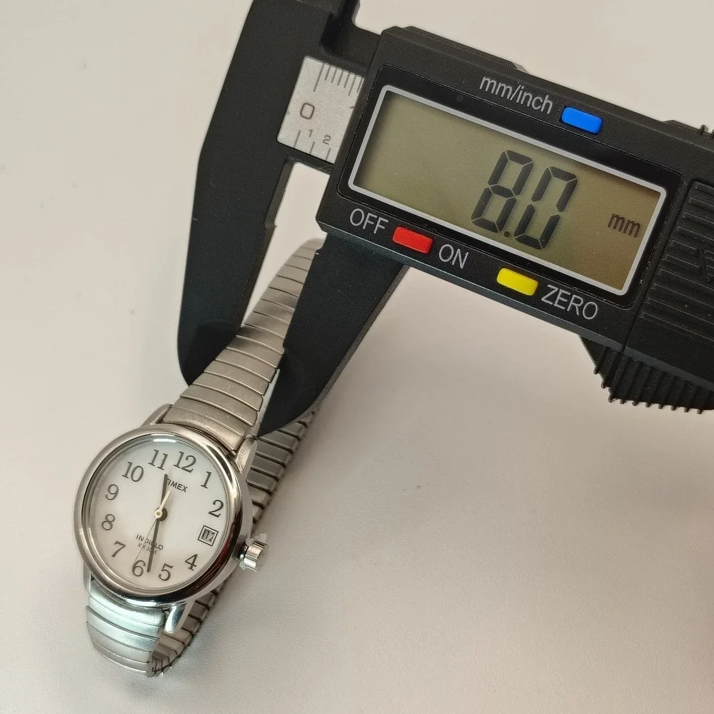 Vintage 2004 Timex Indiglo Date 27mm Women's Quartz Watch Fully Restored‎